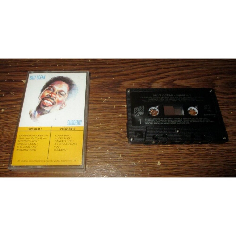 Billy Ocean - Suddenly on cassette (Jive Records, 1984)